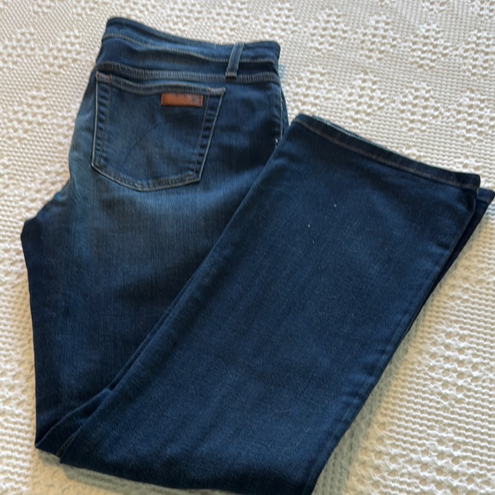 Joe's Jeans Dark Blue Wide Leg Flare Jeans